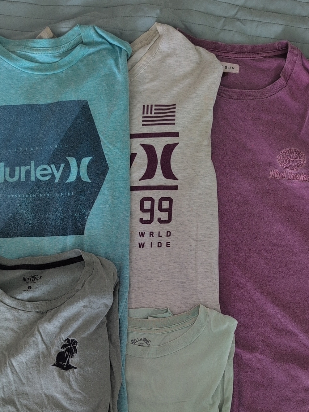 Billabong Hurley Pacsun Hollister Short-Sleeve Bundle